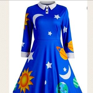 Ms. Frizzle Magic school bus Space dress costume